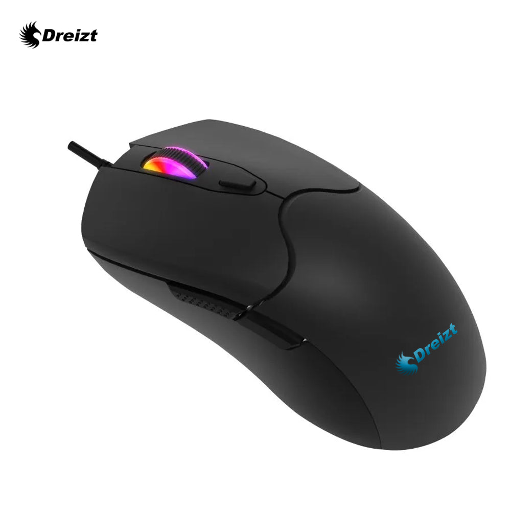 Combo Mouse Gamer Dreizt RGB Mate + Mousepad Gamer RGB + Soporte para Celular de Aluminio Dreizt