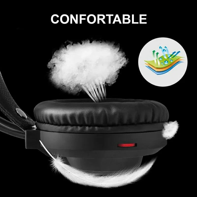 Audífonos Gamer D5000 PRO Luces RGB Free Fire Call of Duty PUGB