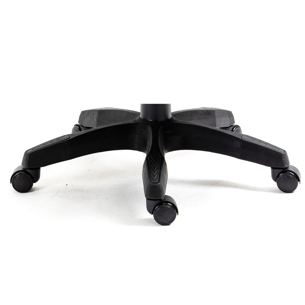 Combo Base para Silla Gamer Repuesto Shine Series Negro + Pack 5 Ruedas para Silla Gamer de Oficina Giratorias Universal Negro