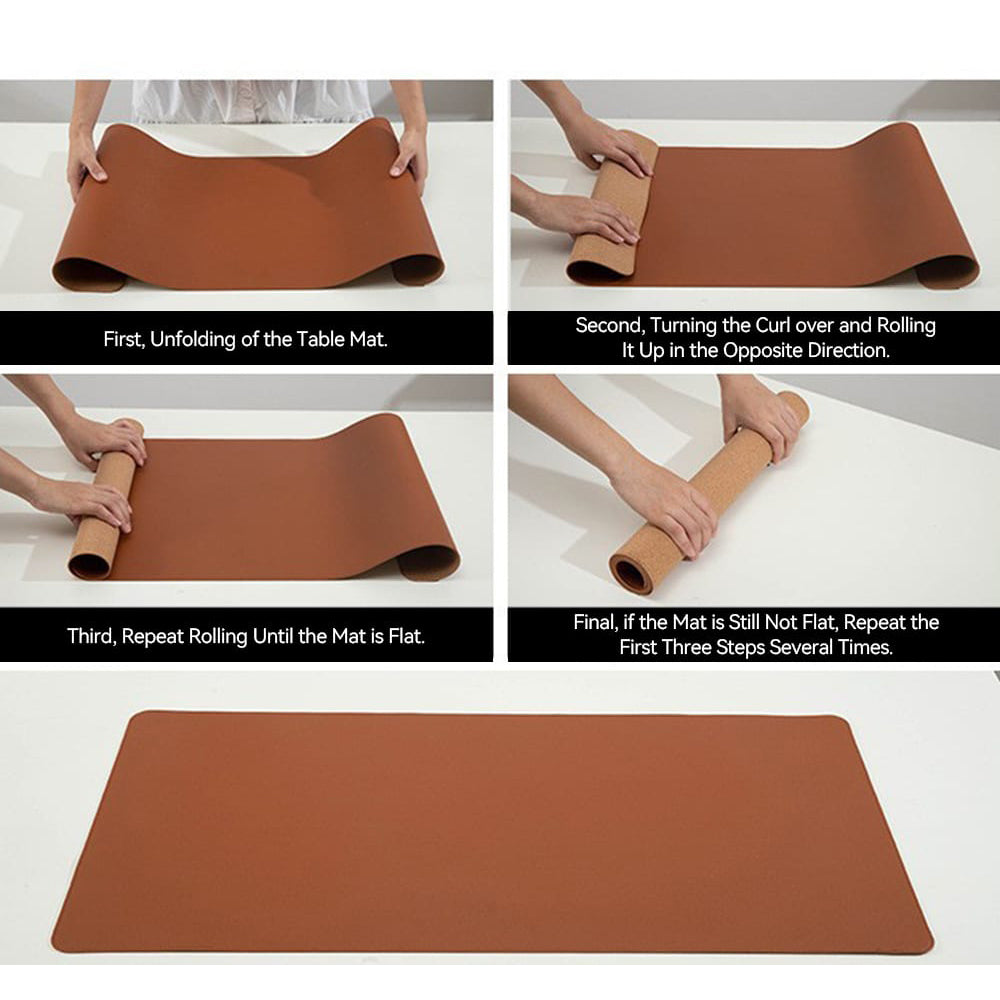 Mousepad para Escritorio Dreizt XL Marron Madera ADC210026