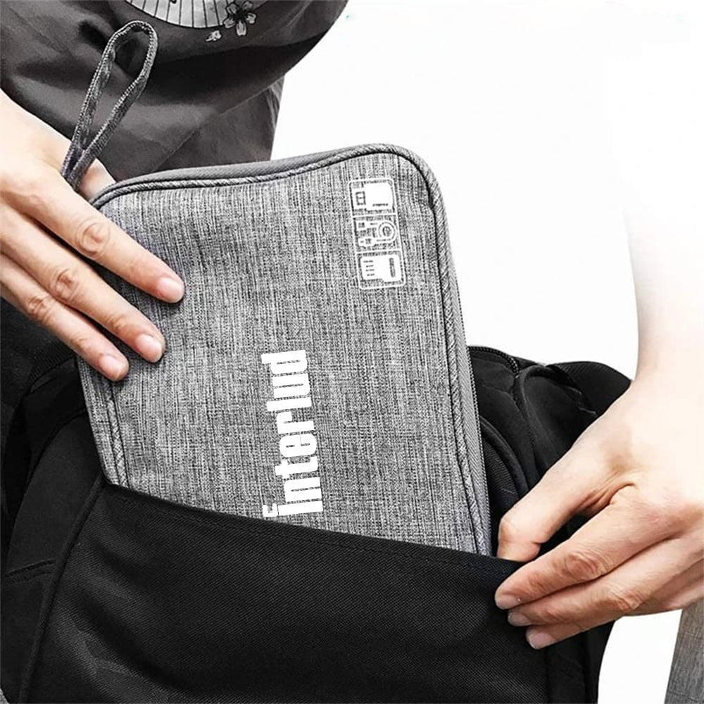 Maletín Portátil Organizador de Cables Interlud Negro FYI260015