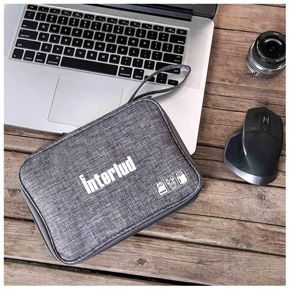 Maletín Portátil Organizador de Cables Interlud Negro FYI260015
