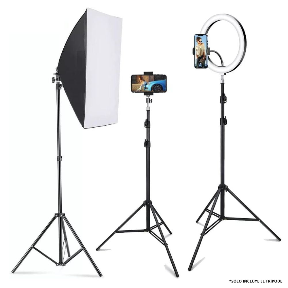 Tripode parante 2,10 Metros regulable para Camara foto video TIKTOK