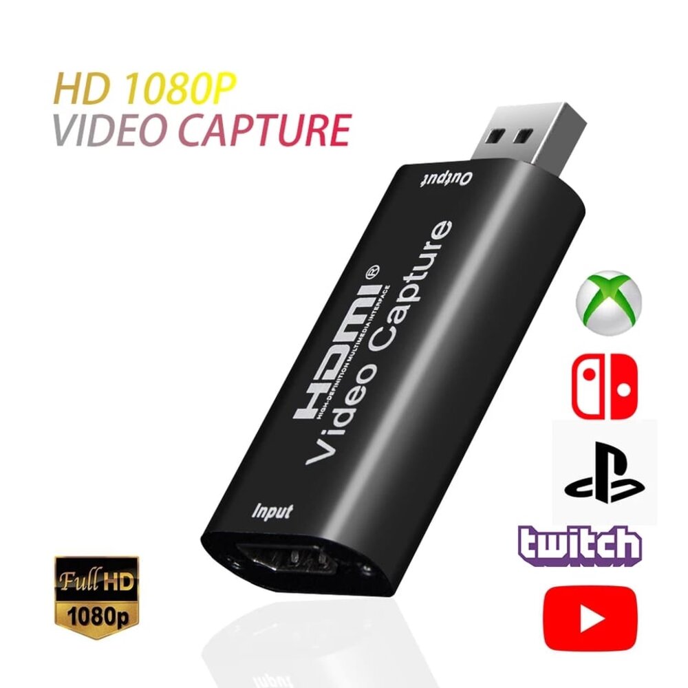 Capturador de Video HDMI USB 4K Transmisiones Profesionales