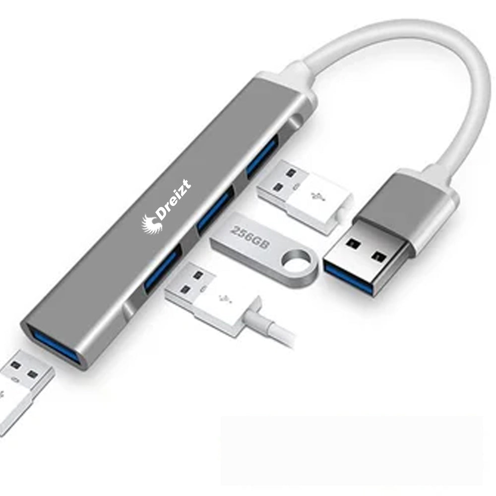 Multipuerto Entrada Adaptador Hub Usb de Alta Velocidad Tipo Usb Dreizt