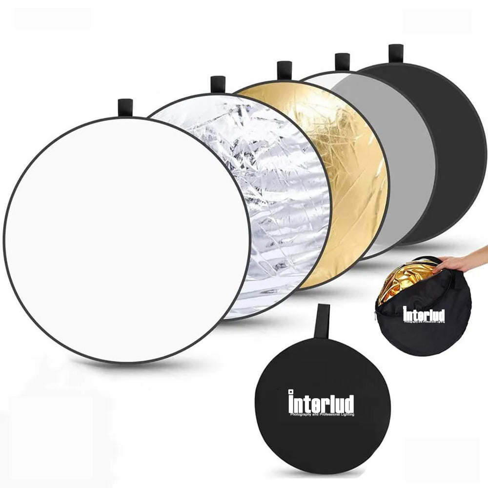 Rebotador de Luz 5 en 1 de 110cm Interlud FYI260021