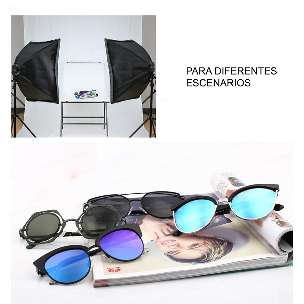 Kit de Iluminación Soft Box FYI260011 Interlud