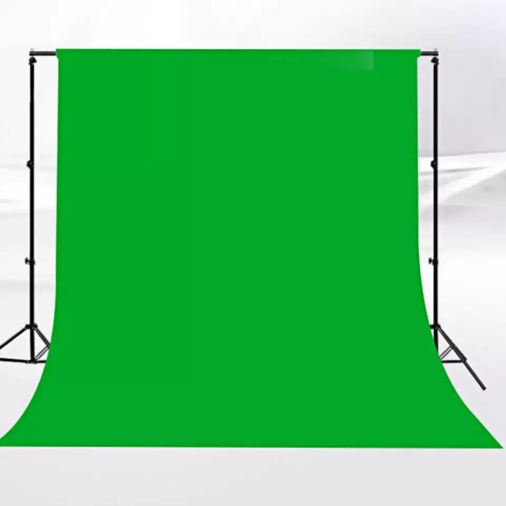 Kit Chroma Fondo Verde para Estudio Foto y Video con Parantes