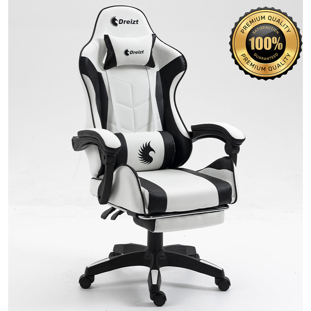 Combo Silla Gamer Shine Series Blanco + Mouse RGB + Mousepad RGB