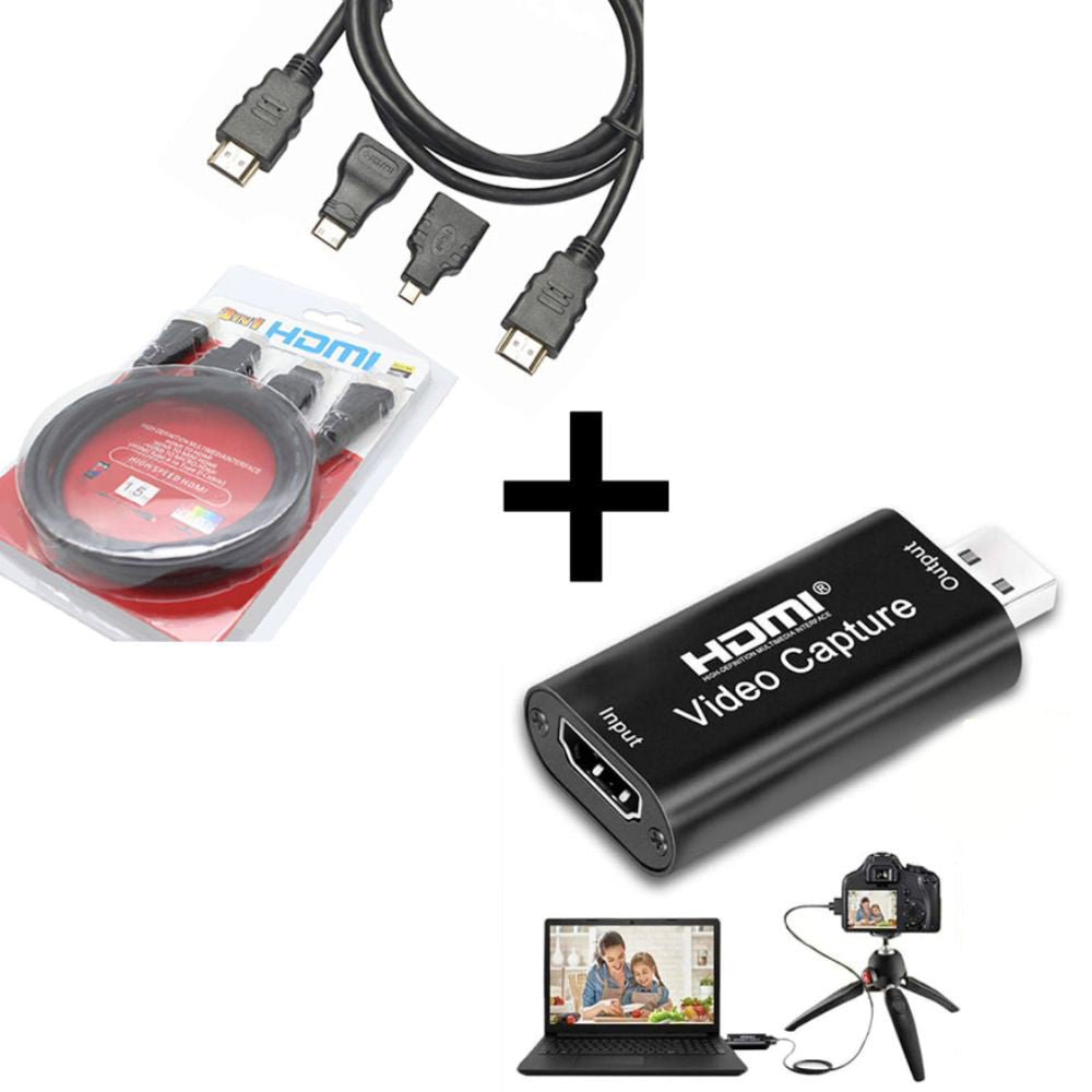 HDMI Usb 4k Capturador de Video Interlud + Cable HDMI 3 en 1