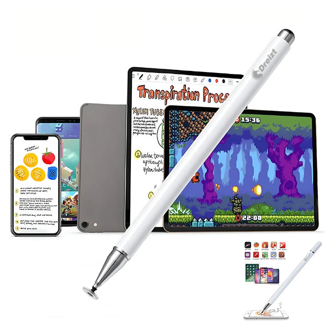 Lápiz Universal Capacitivo para Apple/IPhone/IPad Alta Sensibilidad y Punta Fina con Tapa Magnética