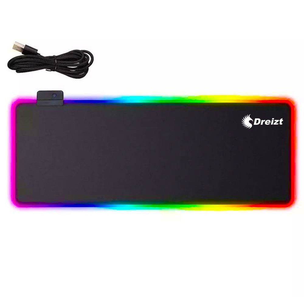 Mousepad Gamer Dreizt Rgb Multicolor Xl 80cm X 30cm